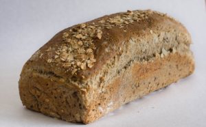 baked loft bread on white surface