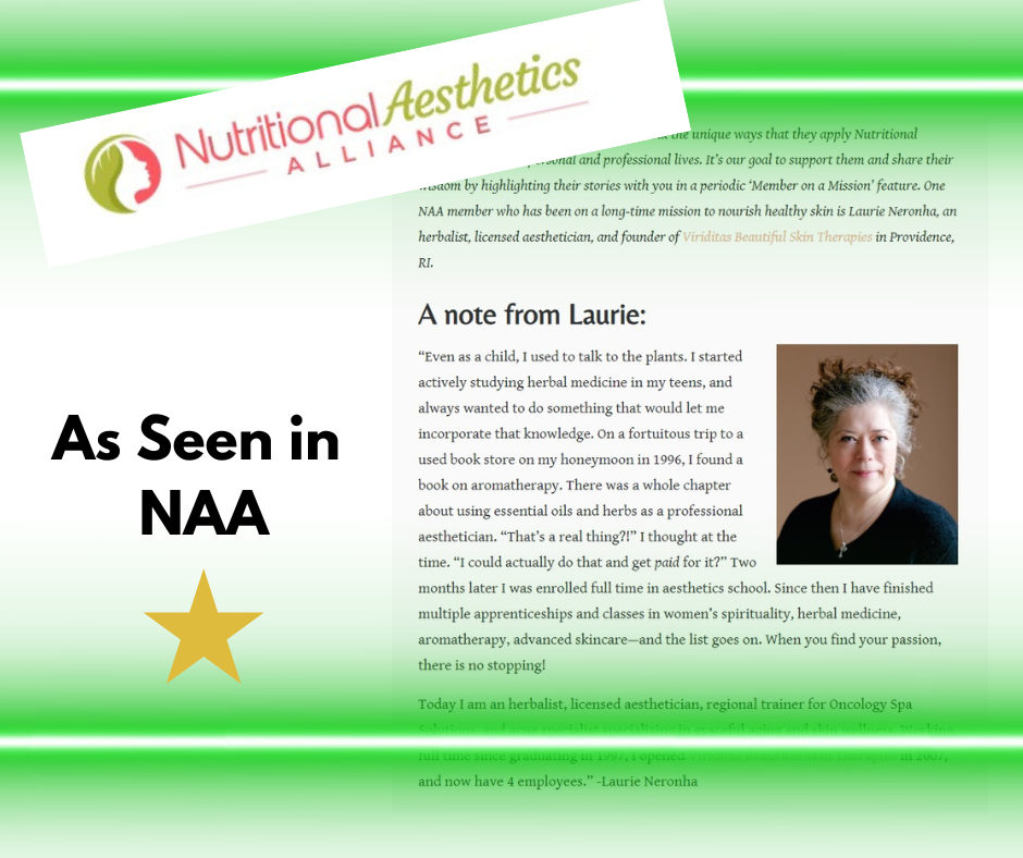 snippet from feature interview Nutritional Aesthetics Alliance